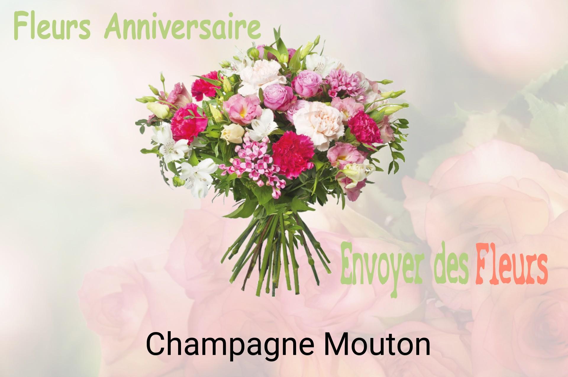 Bouquet de fleurs d’anniversaire livré à Champagne-Mouton