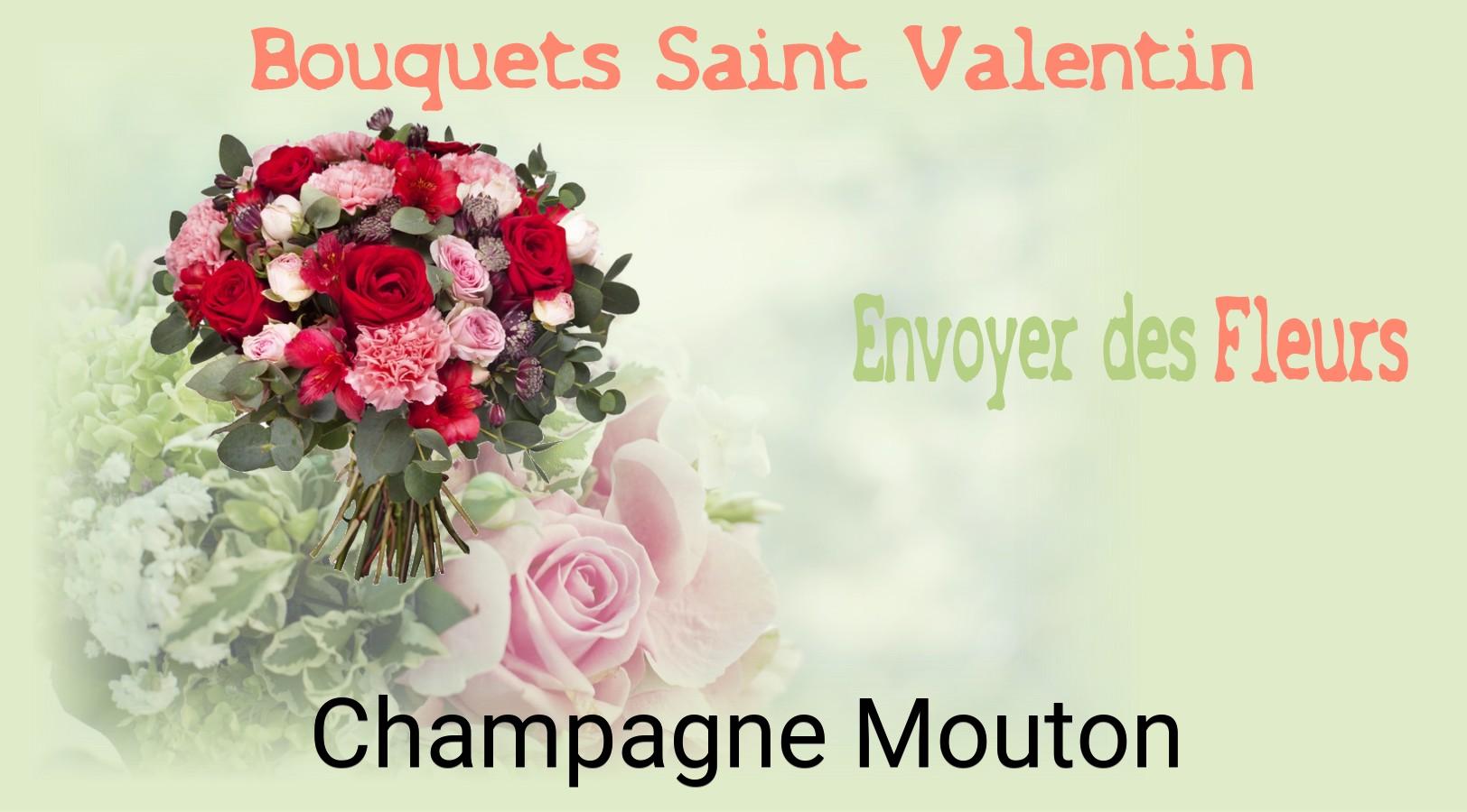 Roses de Saint-Valentin livrées à Champagne-Mouton